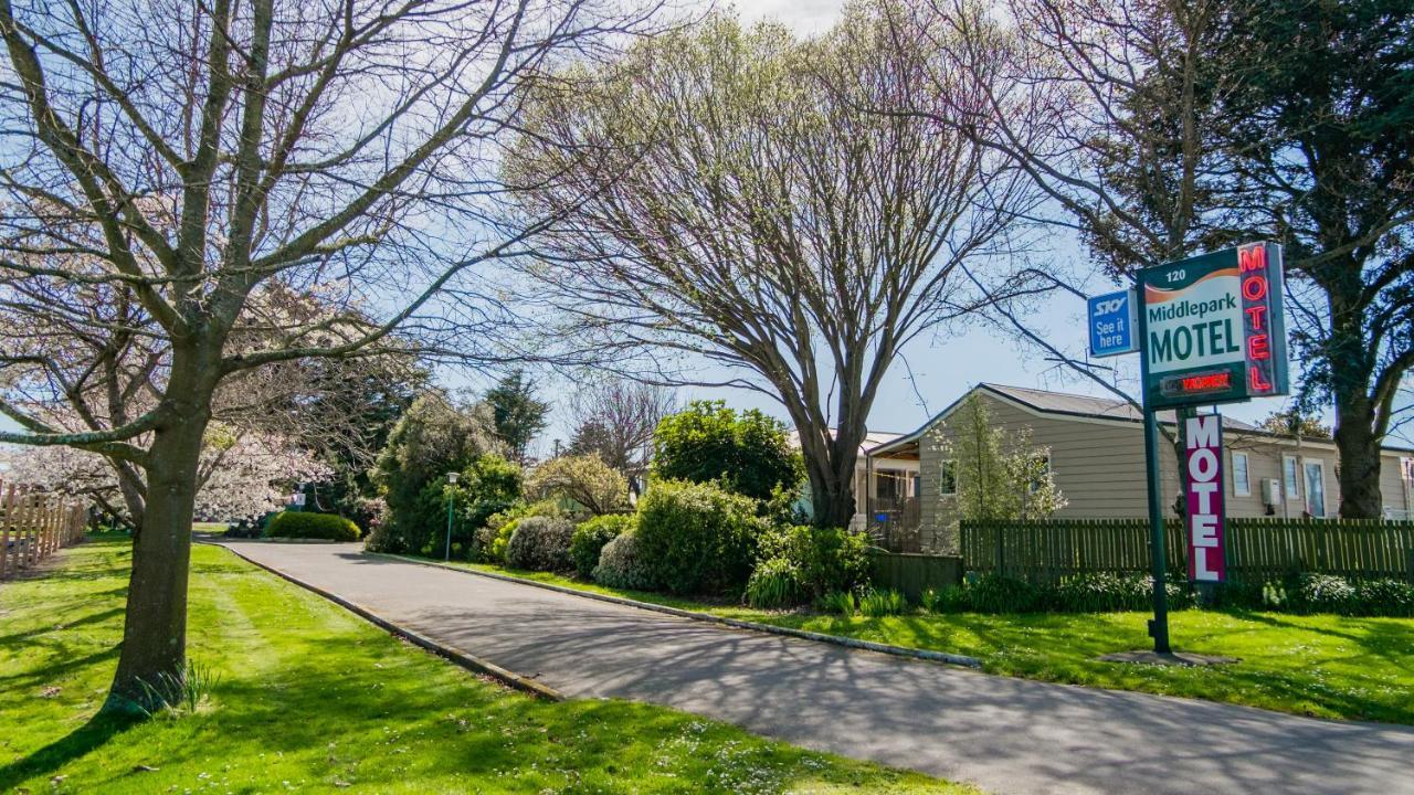 Middlepark Motel Christchurch Exterior foto
